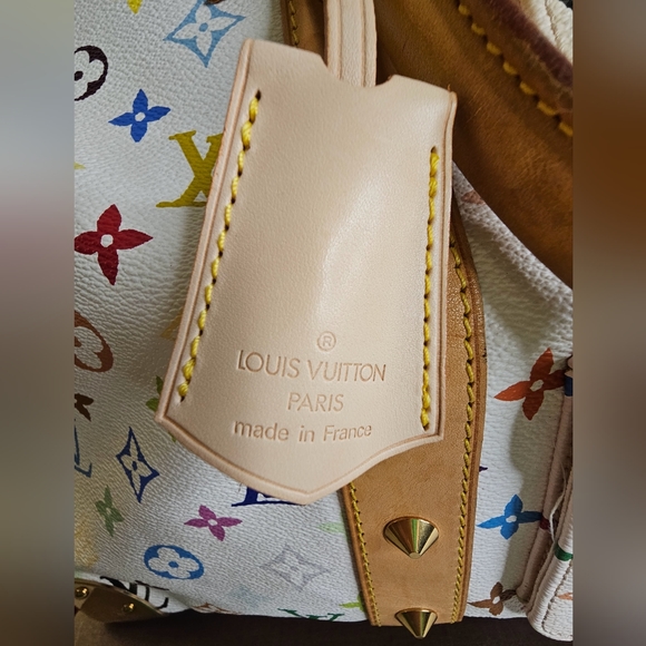 LOUIS VUITTON  Monogram Multicolor Keepall 45 Boston Bag M92641 LV Auth 22469A - Picture 8 of 16